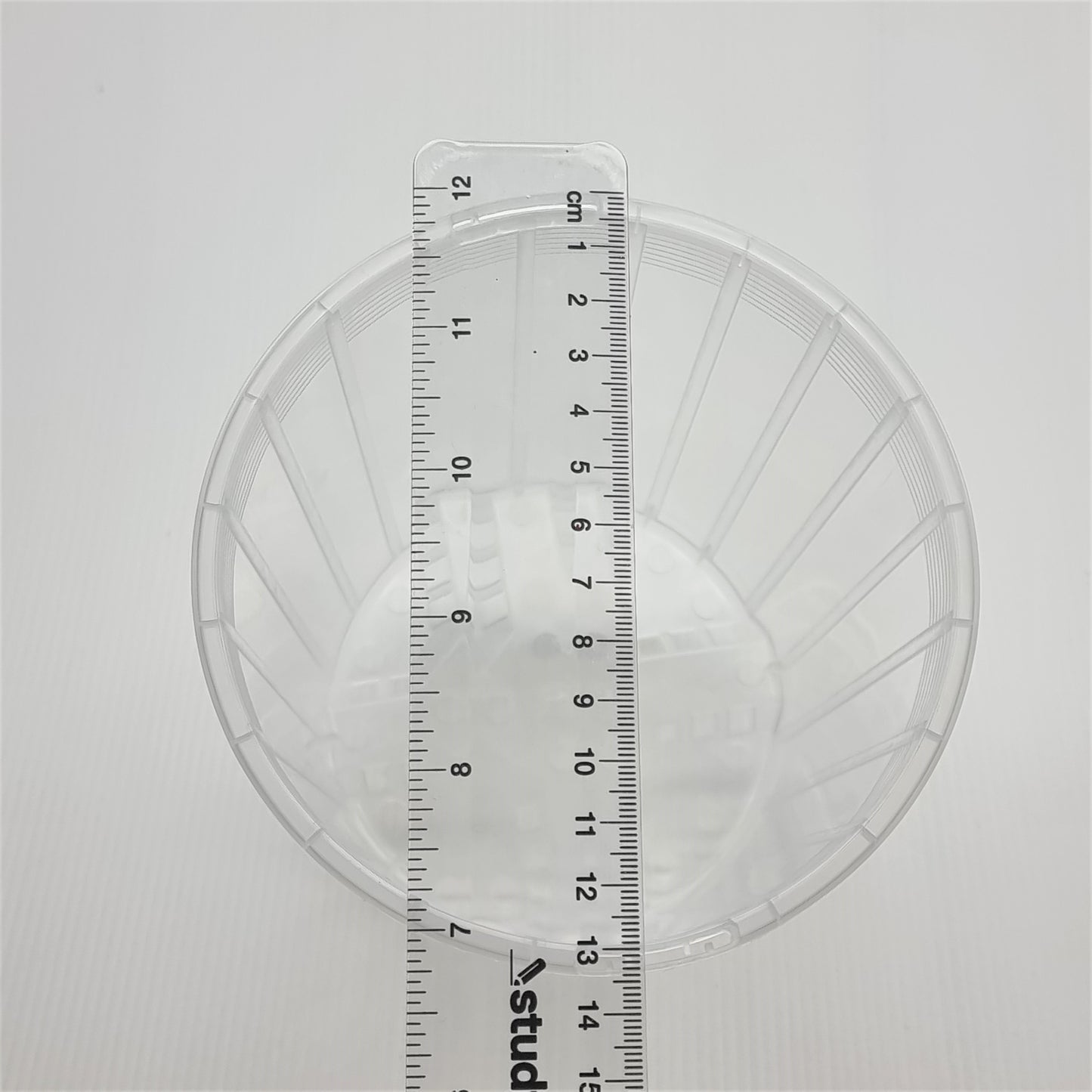 140x135mm clear plastic pot - 10 per pack