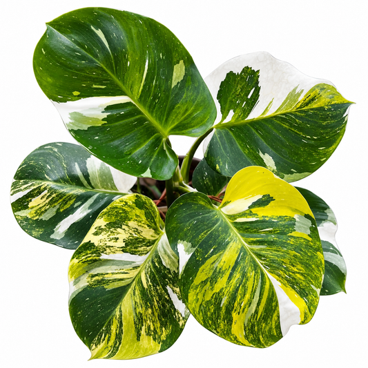 Philodendron White Wizard Tricolour Variegated - Tissue culture (1plant/bag)