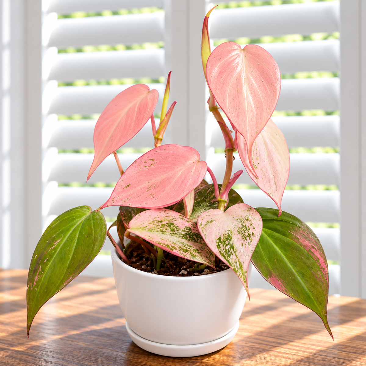 Philodendron micans Pink Mint  PRE-ORDER - Tissue culture (1plant/bag